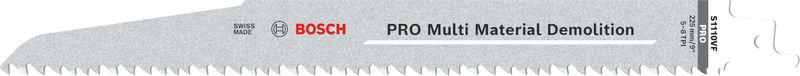 List PRO Multi Material Demolition S1110VF 1,6 × 22 × 225 mm, 5 ks