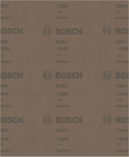 Brusný papír PRO C344 wet and dry pro ruční broušení, 230 × 280 mm, G1500, 100 ks