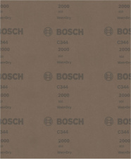 Brusný papír PRO C344 wet and dry pro ruční broušení, 230 × 280 mm, G2000, 100 ks