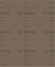 Brusný papír PRO C344 wet and dry pro ruční broušení, 230 × 280 mm, G2500, 100 ks
