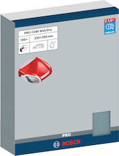 Brusný papír PRO C344 wet and dry pro ruční broušení, 230 × 280 mm, G2500, 100 ks