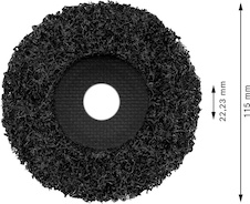 Čisticí kotouč PRO N377, 115 mm, 22,23 mm