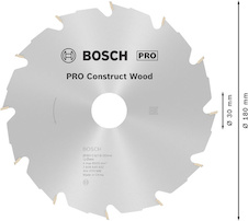 Pilový kotouč PRO Construct Wood pro okružní pilu, 180 × 2,6 × 30 mm