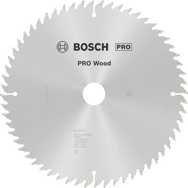 Pilový kotouč PRO Wood pro okružní pilu, 250 × 3,2 × 30 mm, T60