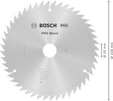 Pilový kotouč PRO Wood pro okružní pilu, 216 × 2,8 × 30 mm, T48