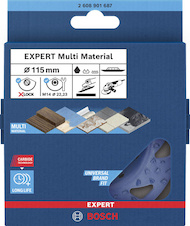 Karbidový hrncový kotouč EXPERT Multi Material, hrubý, šikmý, X-LOCK, 115 mm, 22,23 mm