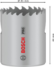 Děrovka PRO Multi Material, 41 mm, se závitem