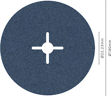 Fíbrový kotouč PRO R574, 180 mm, P120