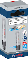 Děrovka PRO Multi Material PC Plus, 16 mm