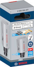 Děrovka PRO Multi Material PC Plus, 33 mm