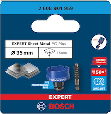 Děrovka EXPERT Sheet Metal Power Change Plus, 35 × 5 mm