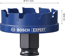 Děrovka EXPERT Sheet Metal Power Change Plus, 51 × 5 mm