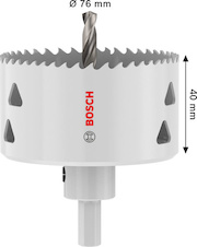 Děrovka s adaptérem Multi Material, 76 × 40 mm