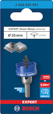 Děrovka s adaptérem EXPERT Sheet Metal 35 × 5 mm