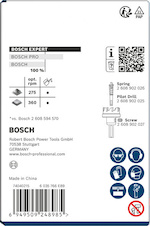 Děrovka s adaptérem EXPERT Sheet Metal 44 × 5 mm