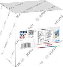 Sada lamelových brusných kotoučů X451, 115 × 22,23 mm, G40; 60; 80; 120, T29, 15 ks