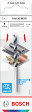 Vrták do kovu Metal HSS, 1 × 12 × 34 mm, stopka CYL, 2 ks