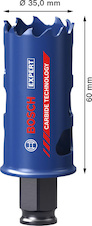 Děrovka EXPERT Multi Material pro Power Change Plus, 35 × 60 mm