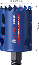 Děrovka EXPERT Multi Material pro Power Change Plus, 54 × 60 mm