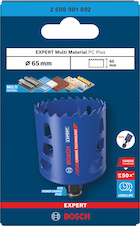 Děrovka EXPERT Multi Material pro Power Change Plus, 65 × 60 mm