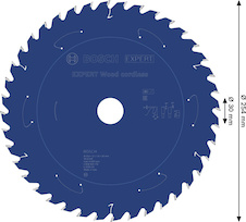 Pilový kotouč EXPERT Wood cordless, 254 × 2,1/1,6 × 30 mm, T40