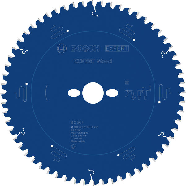 Pilový kotouč EXPERT Wood, 260 × 2,5/1,8 × 30 mm, T60