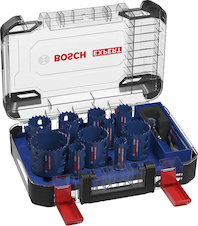 Sada děrovek EXPERT Multi Material Power Change Plus, 20; 22; 25; 32; 35; 40; 44; 51; 60; 64; 76 × 60 mm, 14 ks