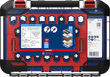 Sada děrovek EXPERT Multi Material Power Change Plus, 20; 22; 25; 32; 35; 40; 44; 51; 60; 64; 76 × 60 mm, 14 ks