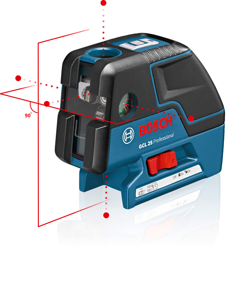 Bosch  GCL 25  kombinovaný čárový a bodový laser S DRŽÁKEM V L-Boxxu