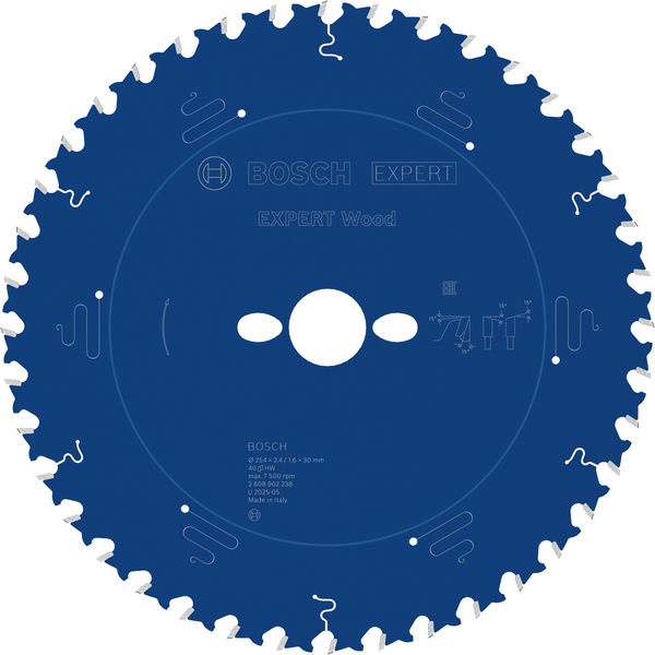 Pilový kotouč EXPERT Wood, 254 × 2,4/1,6 × 30 mm, T40