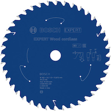 Pilový kotouč EXPERT Wood cordless, 165 × 1,6/1 × 15,875 mm, T40