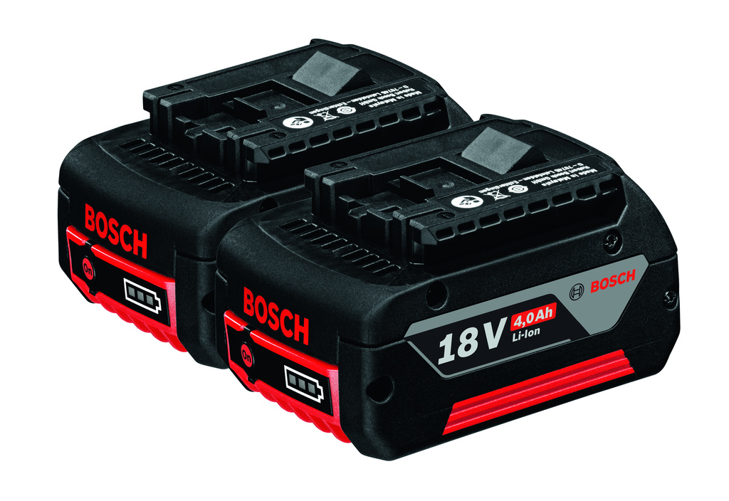 Bosch PT GBA 18 V 4.0 Ah M-C battery set