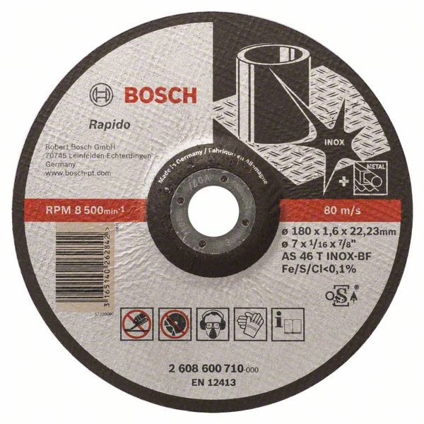 Bosch Dělicí kotouč profilovaný Expert for Inox - Rapido