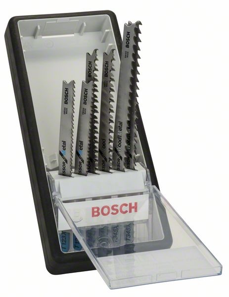Bosch 6dílná sada pilových plátků Robust Line Progressor, se stopkou T