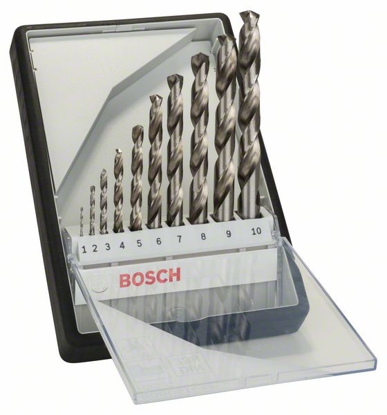 Bosch Sada vrtáků do kovu Robust Line HSS-G, 10dílná, 135°