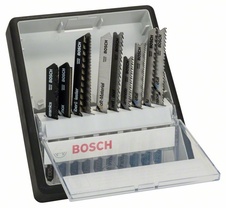 Bosch 10dílná sada pilových plátků Robust Line Top Expert, se stopkou T