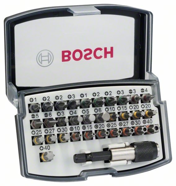Bosch 32dílná sada šroubovacích bitů  Extra Hard