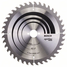 Pilový kotouč PRO Wood pro okružní pilu, 250 × 3,2 × 30 mm, T40 - bh_3165140195027.jpg