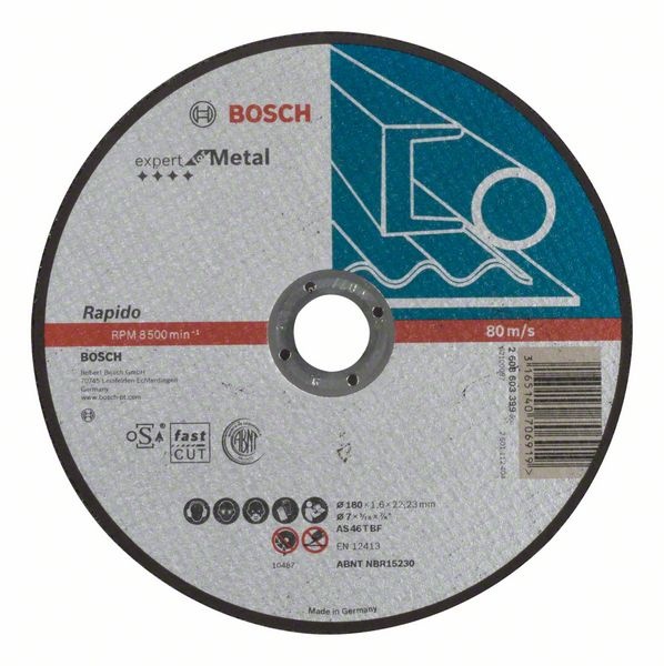 Bosch Dělicí kotouč rovný Expert for Metal – Rapido