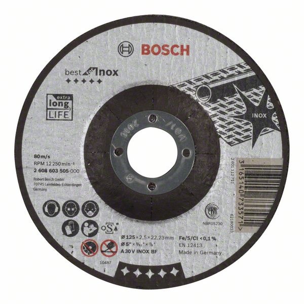 Bosch Dělicí kotouč profilovaný Best for Inox