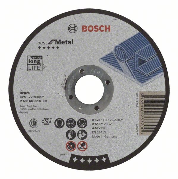 Bosch Dělicí kotouč rovný Best for Metal