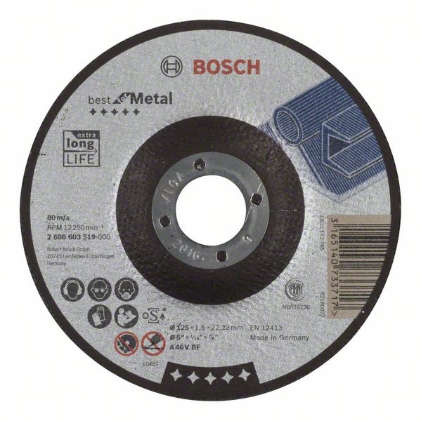 Bosch Dělicí kotouč profilovaný Best for Metal