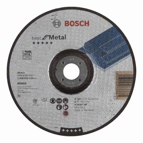 Bosch Hrubovací kotouč profilovaný Best for Metal