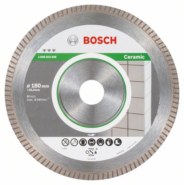Bosch Diamantový dělicí kotouč Best for Ceramic Extra-Clean Turbo