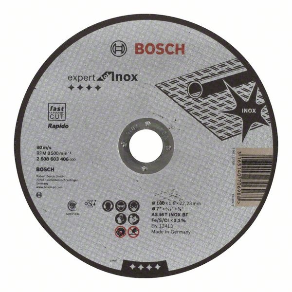 Bosch Dělicí kotouč rovný Expert for Inox - Rapido