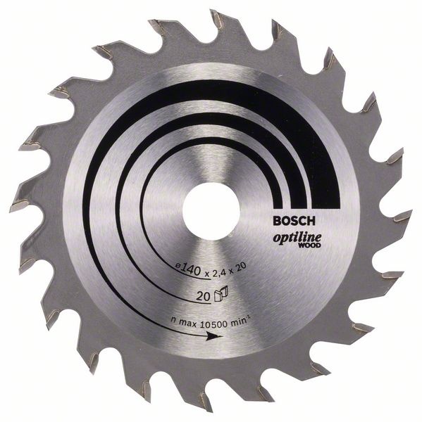 Pilový kotouč PRO Wood pro okružní pilu, 140 × 2,4 × 20 mm, T20 - bh_3165140193801.jpg