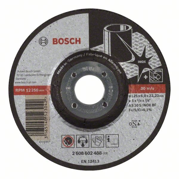 Bosch Hrubovací kotouč profilovaný Expert for Inox