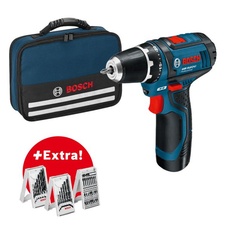 GSR 12V-15 + 2× akumulátor 2,0 Ah  Profesionální akumulátorový vrtací šroubovák Bosch - 0615990GB0 (1)