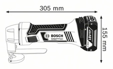 GSC 18V-16 Professional,Akumulátorové nůžky na plech (solo) - o250849v16_GSC_18V-16_5_0_Ah