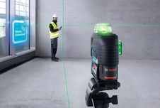 BOSCH GLL 3-80 CG Professional čárový laser zelený+BM1 držák + L-boxx - - getCachedImage